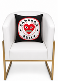 “SÄNDBOX BÜLLY – Heart Patch” Cushion (Black)