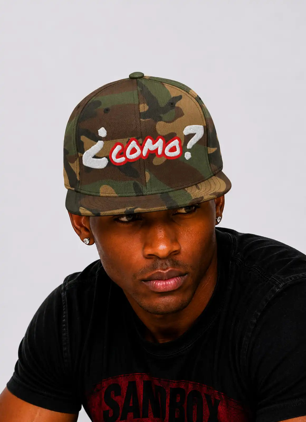 Reverse COMO Woodland Camo – Snapback
