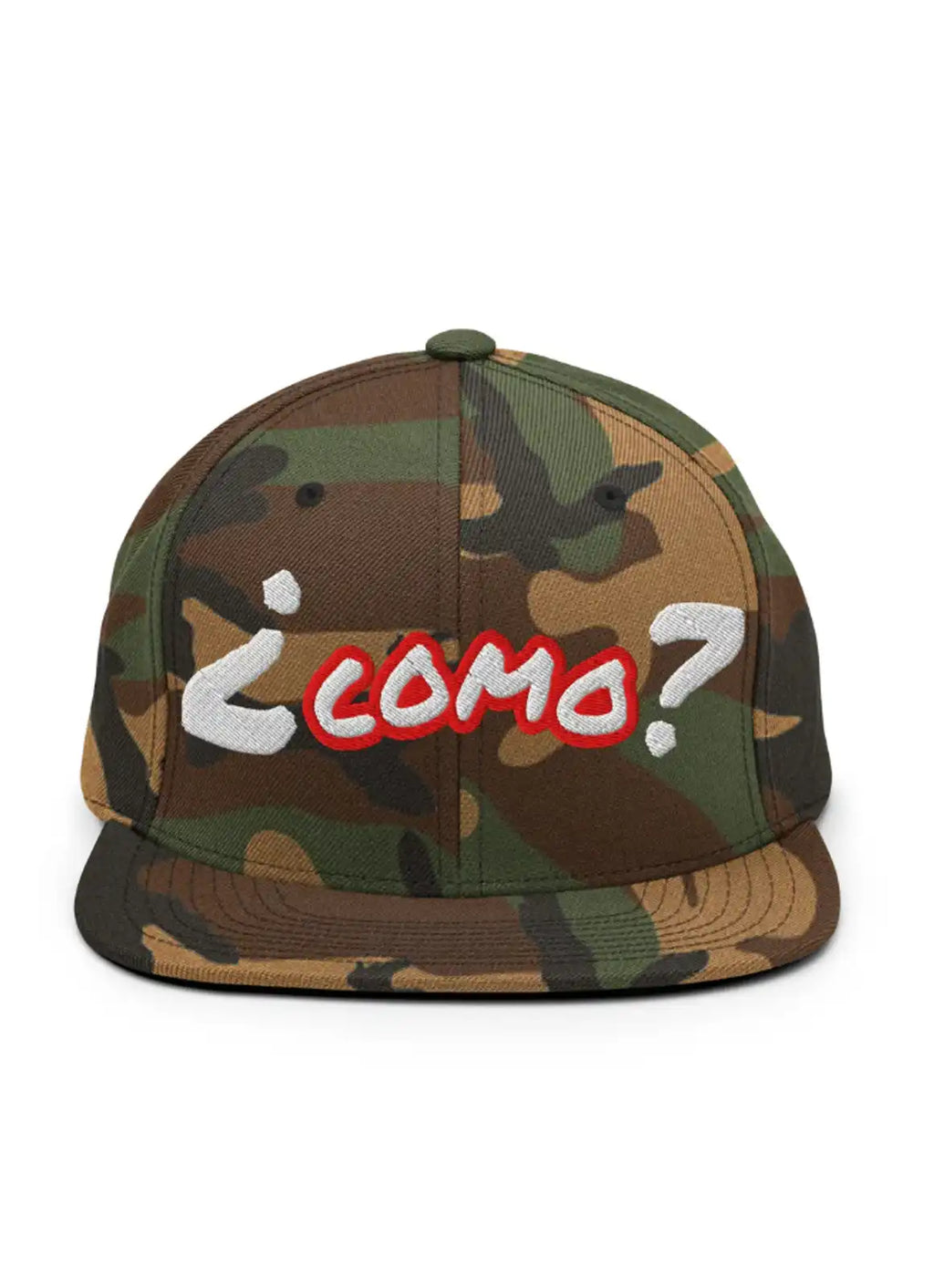 Reverse COMO Woodland Camo – Snapback
