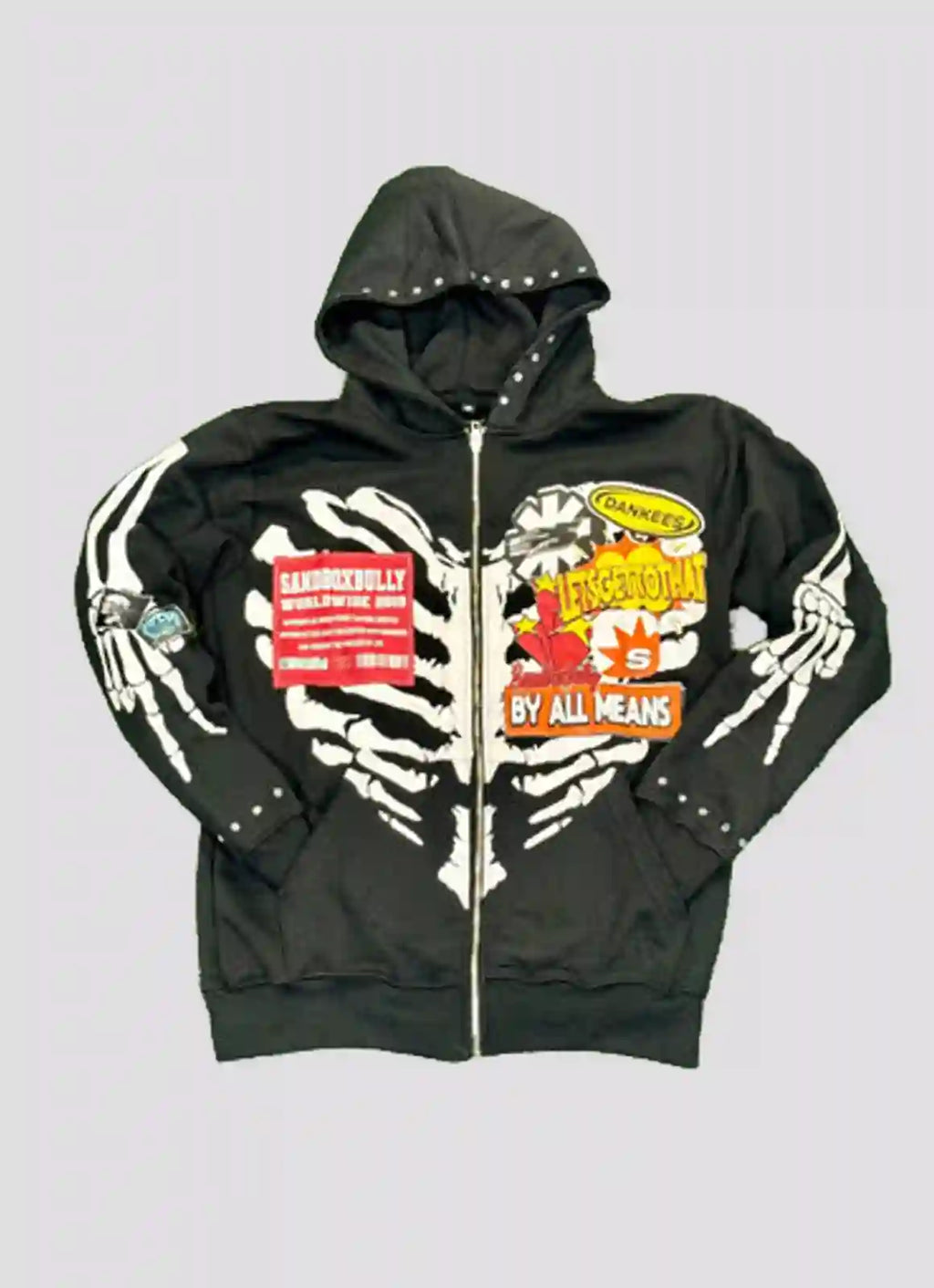 By All Means- Skeleton Hoodie