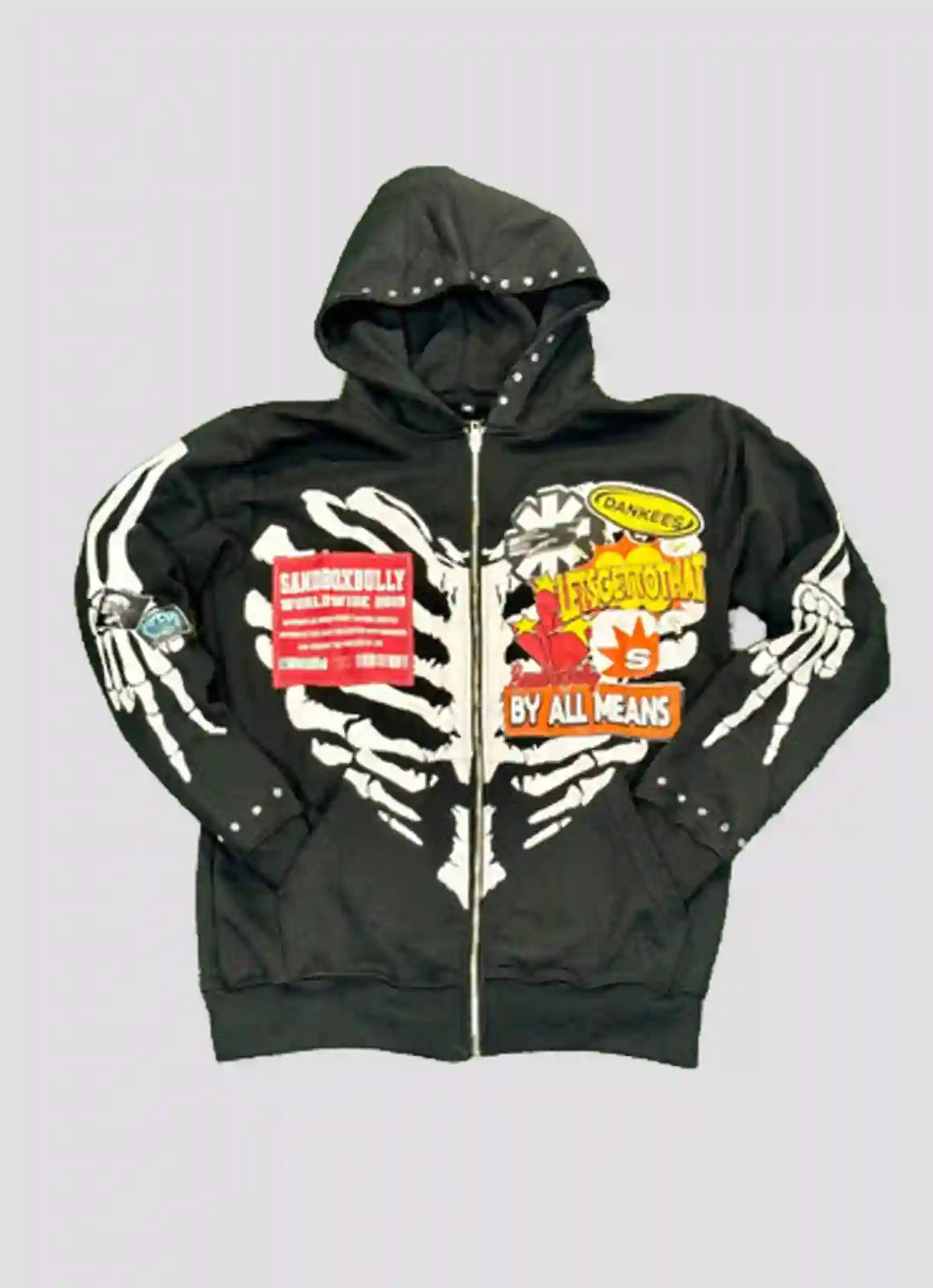 By All Means- Skeleton Hoodie