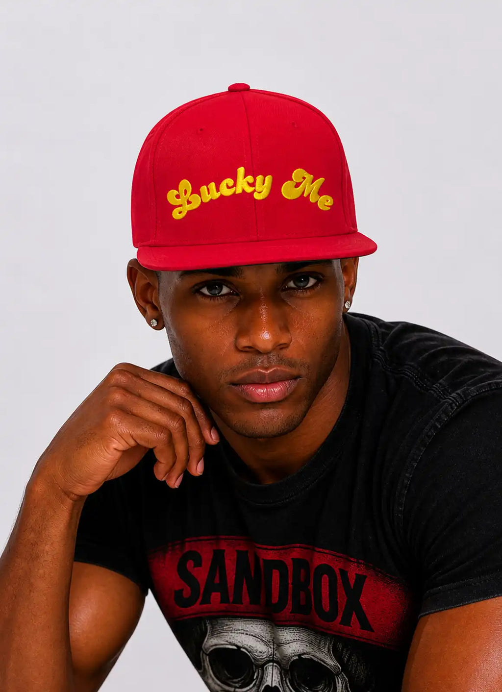 GOLDIE – Lucky Me Snapback Red