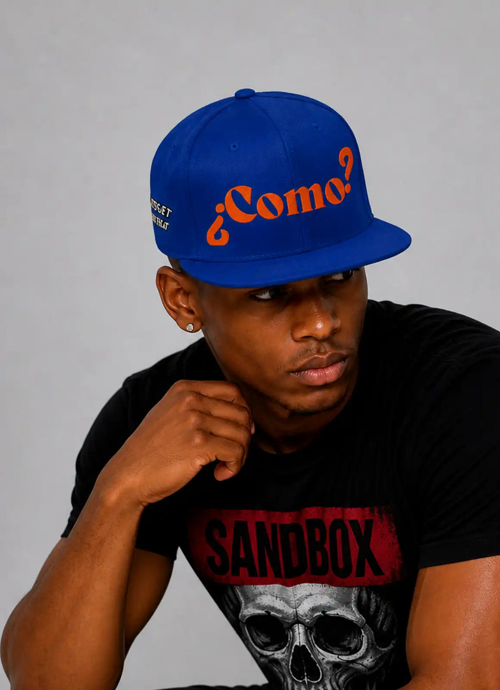 ¿Como? – Royal Blue Snapback