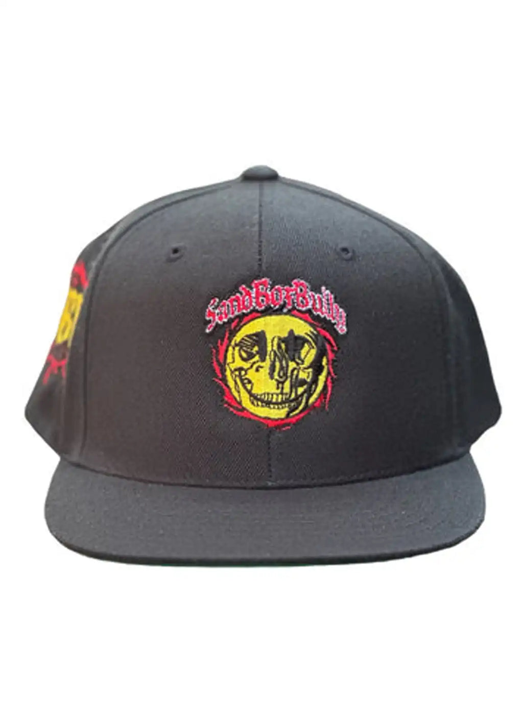 Skully Flame – Black Snapback