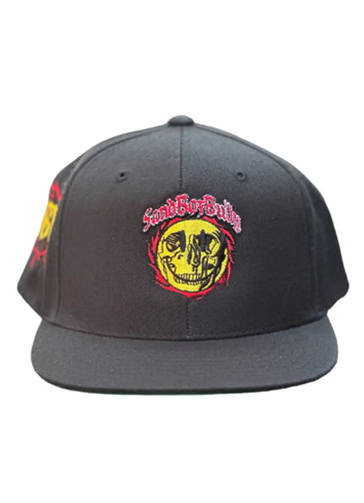 Skully Flame – Black Snapback