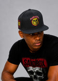 Skully Flame – Black Snapback